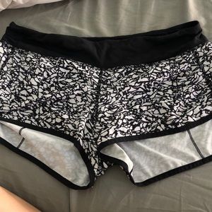 Lululemon speed shorts